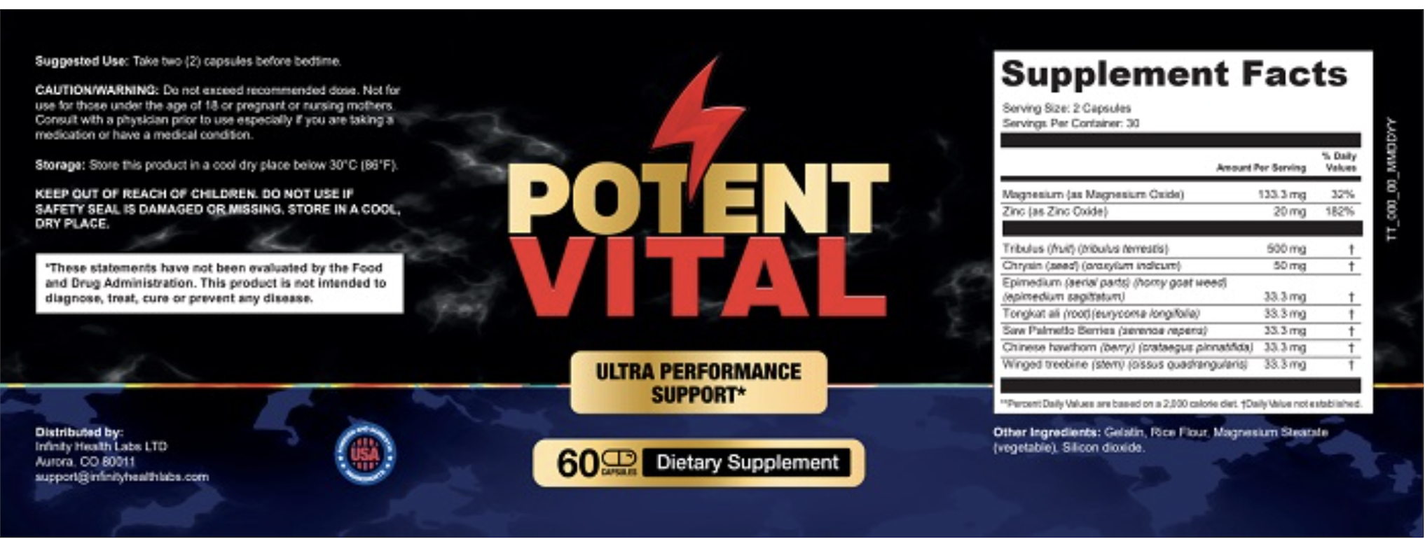 PotentVital - Natural Male Vitality Formula